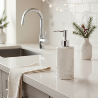 Winter Wonderland Ceramic Soap Dispenser
