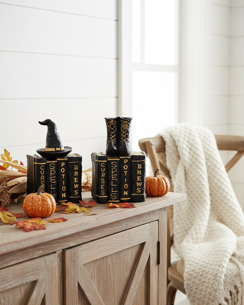 Halloween Resin Books