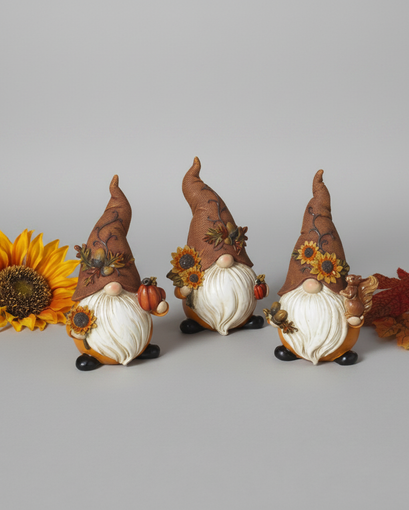 Harvest Gnome With Burlap Hat