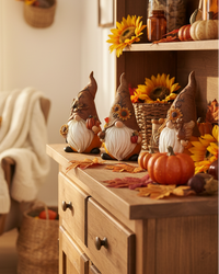 Harvest Gnome With Burlap Hat