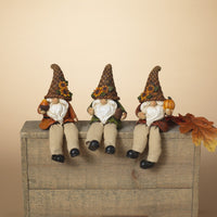 Woven Hat Harvest Gnome Shelf Sitter
