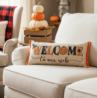 Welcome To Our Web Pillow