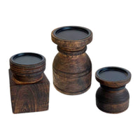 Reclaimed Wood Candle Holder