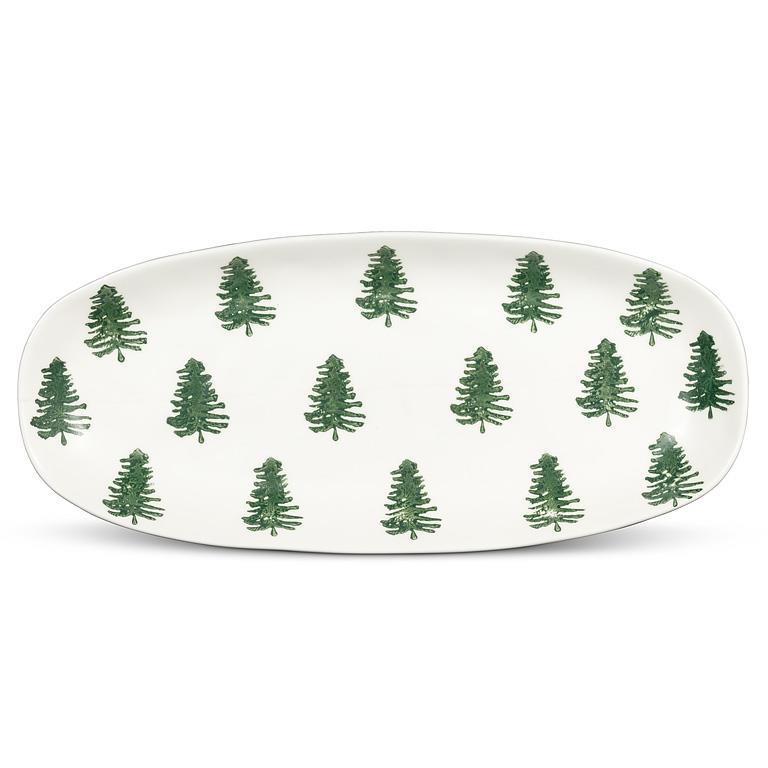Fir Tree Oval Platter