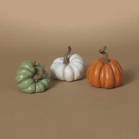 Harvest Resin Pumpkin Small