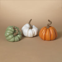 Harvest Resin Pumpkin Large