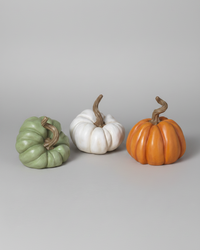 Harvest Resin Pumpkin Large
