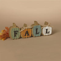 Cable Knit Harvest Fall Pumpkins With Bows