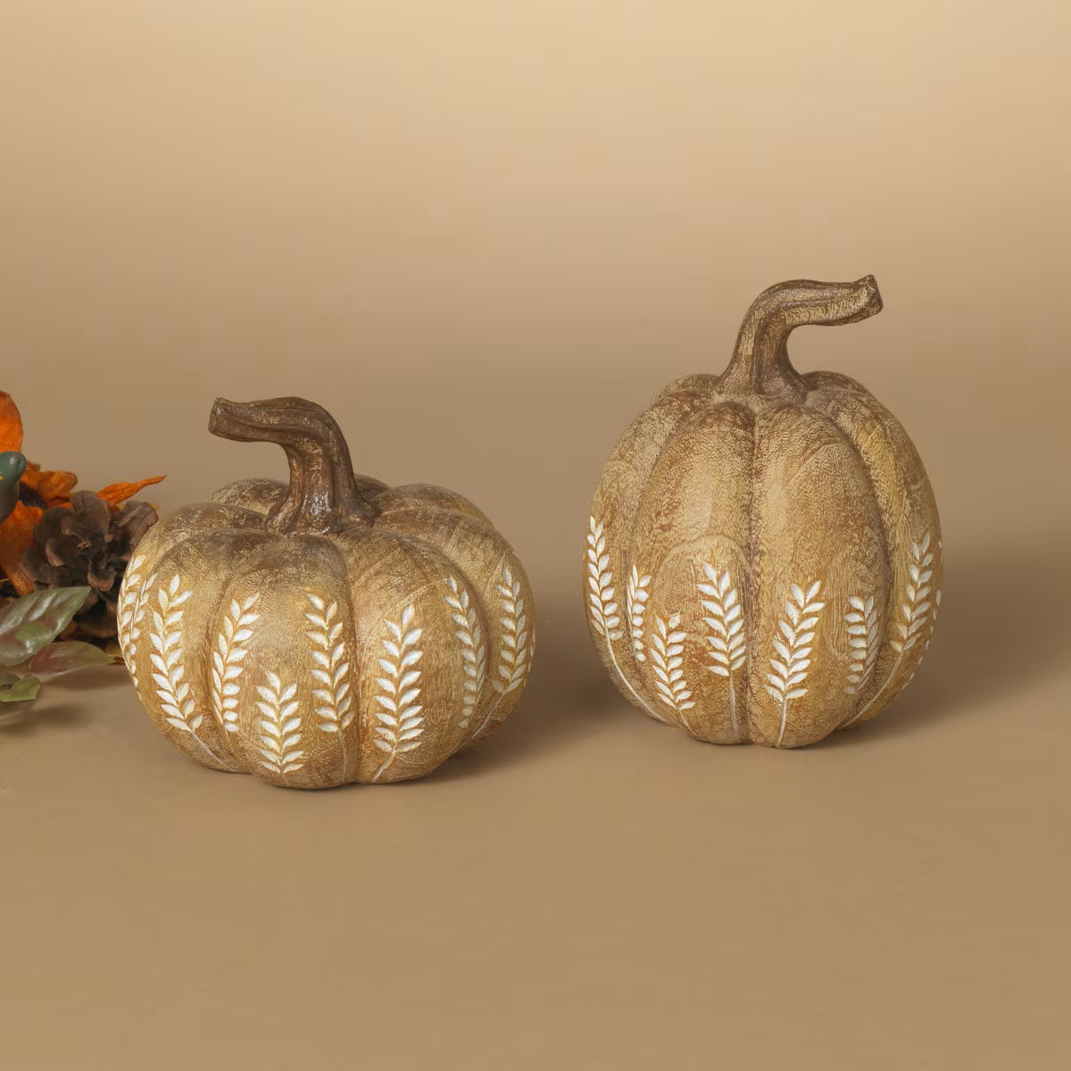Natural Wheat Harvest Pumpkin