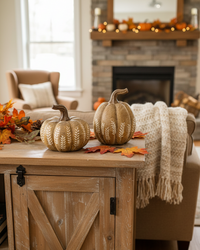 Natural Wheat Harvest Pumpkin