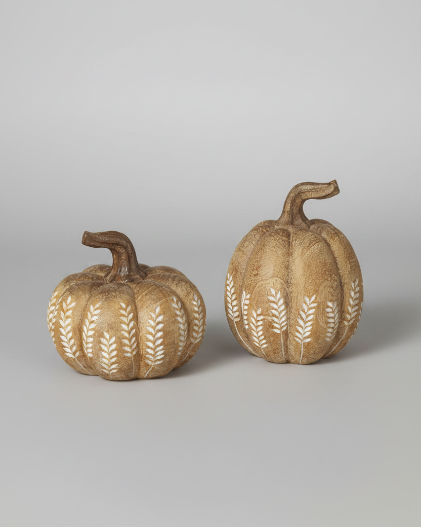 Natural Wheat Harvest Pumpkin