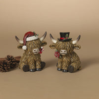 Holiday Highland Cow