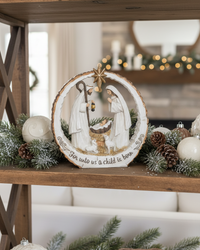 Joy Unto Us Resin Nativity Scene