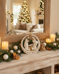Joy Unto Us Resin Nativity Scene