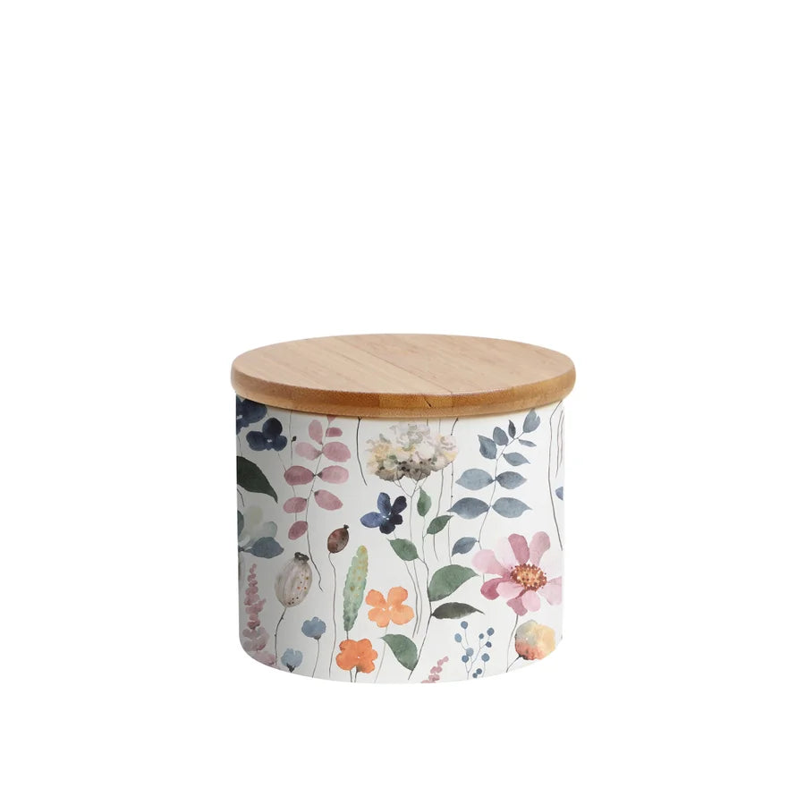 Watercolour Garden Canister Set of 3