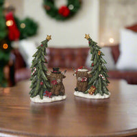 Holiday Highland Cow With Christmas Tree