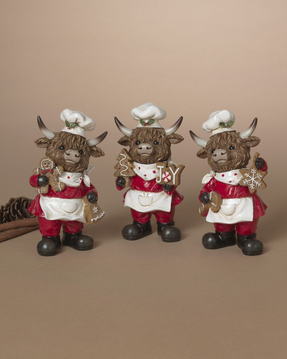 Holiday Highland Cow Chef