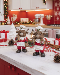 Holiday Highland Cow Chef