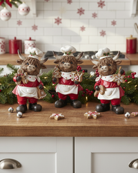 Holiday Highland Cow Chef