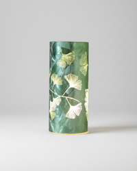 Lighted Leaf Design Glass LED Luminary