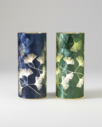Lighted Leaf Design Glass LED Luminary