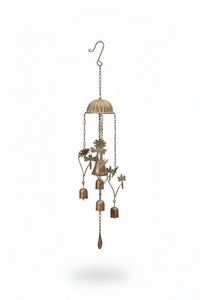 Metal Garden Friends Wind Chime Dragonfly 23"L