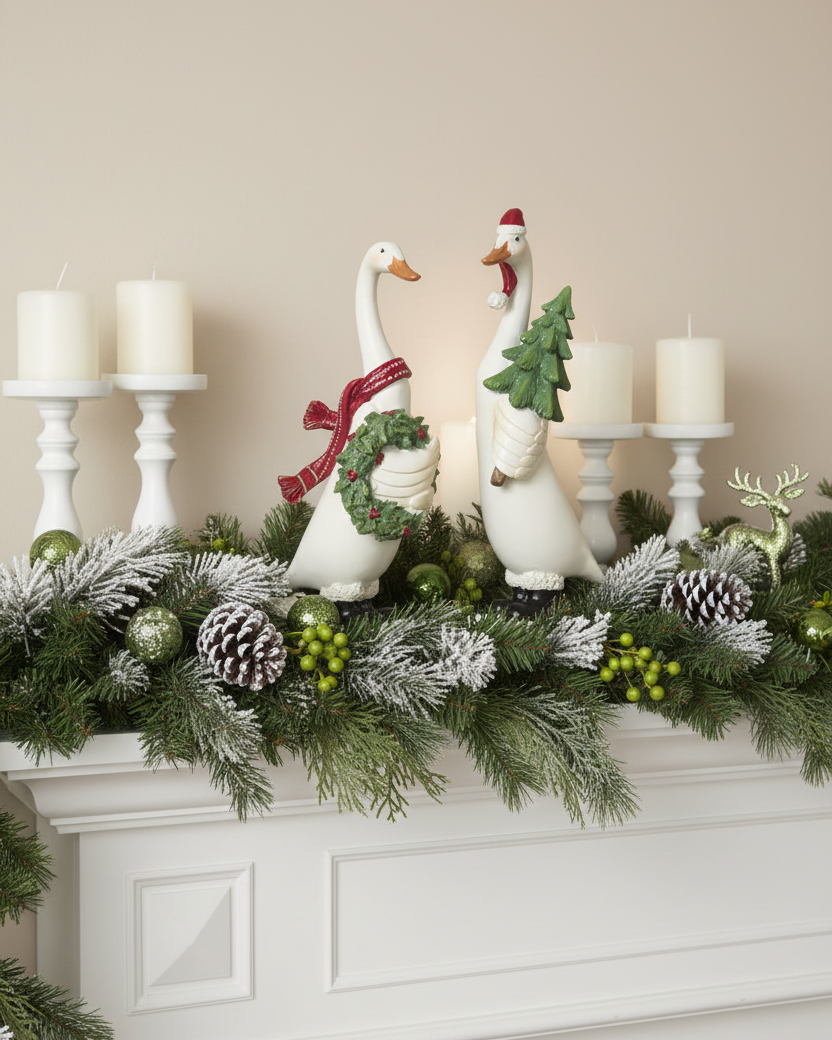 Christmas Goose in Boots
