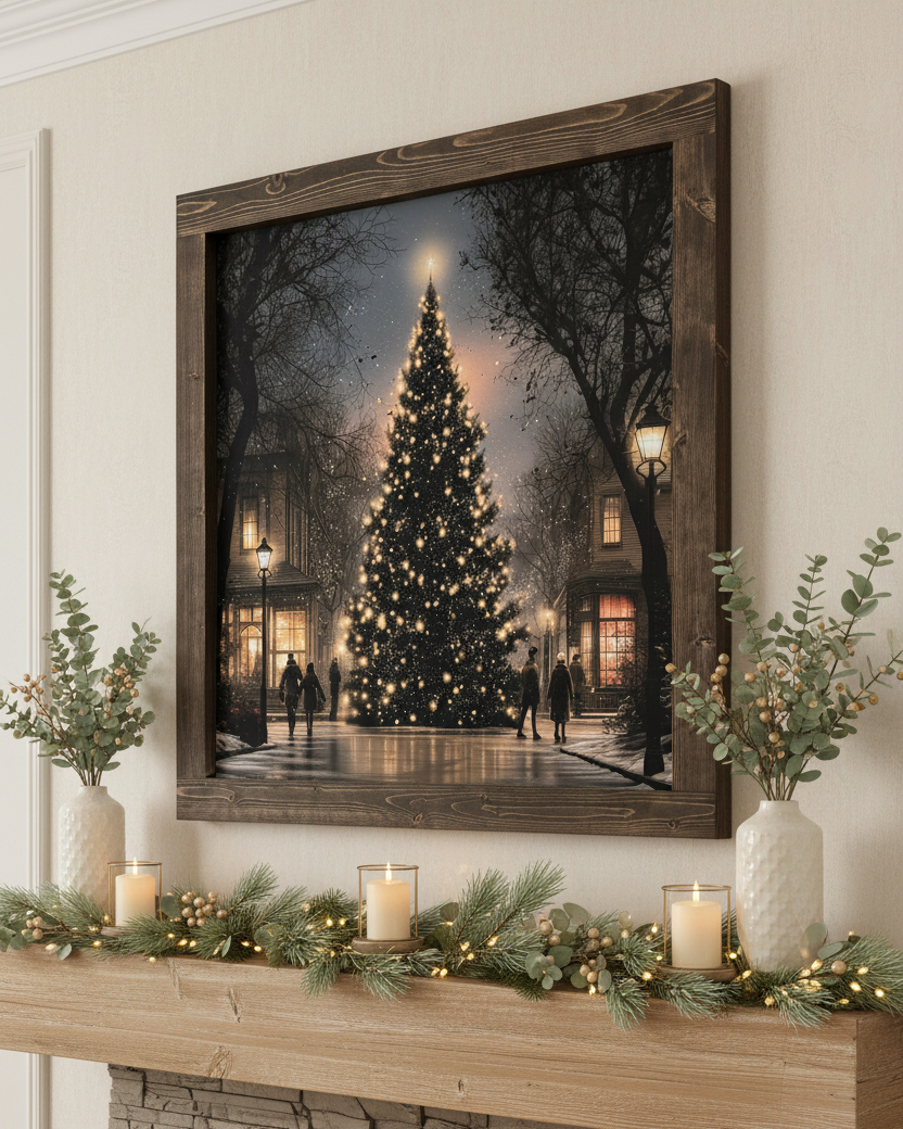 The Town Tree Canvas Print Exclusive