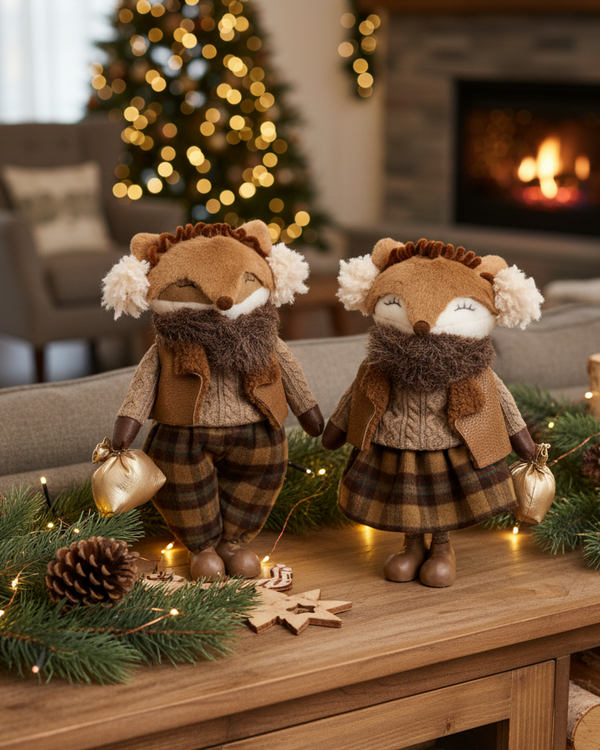Winter Forest Friend Fox 16.5"
