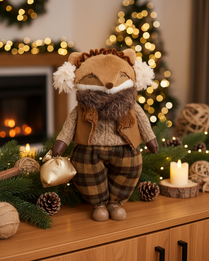 Winter Forest Friend Fox 16.5"
