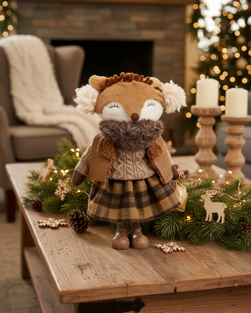 Winter Forest Friend Fox 16.5"