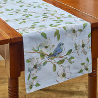 Dogwoods and Blue Birds Textile Collection