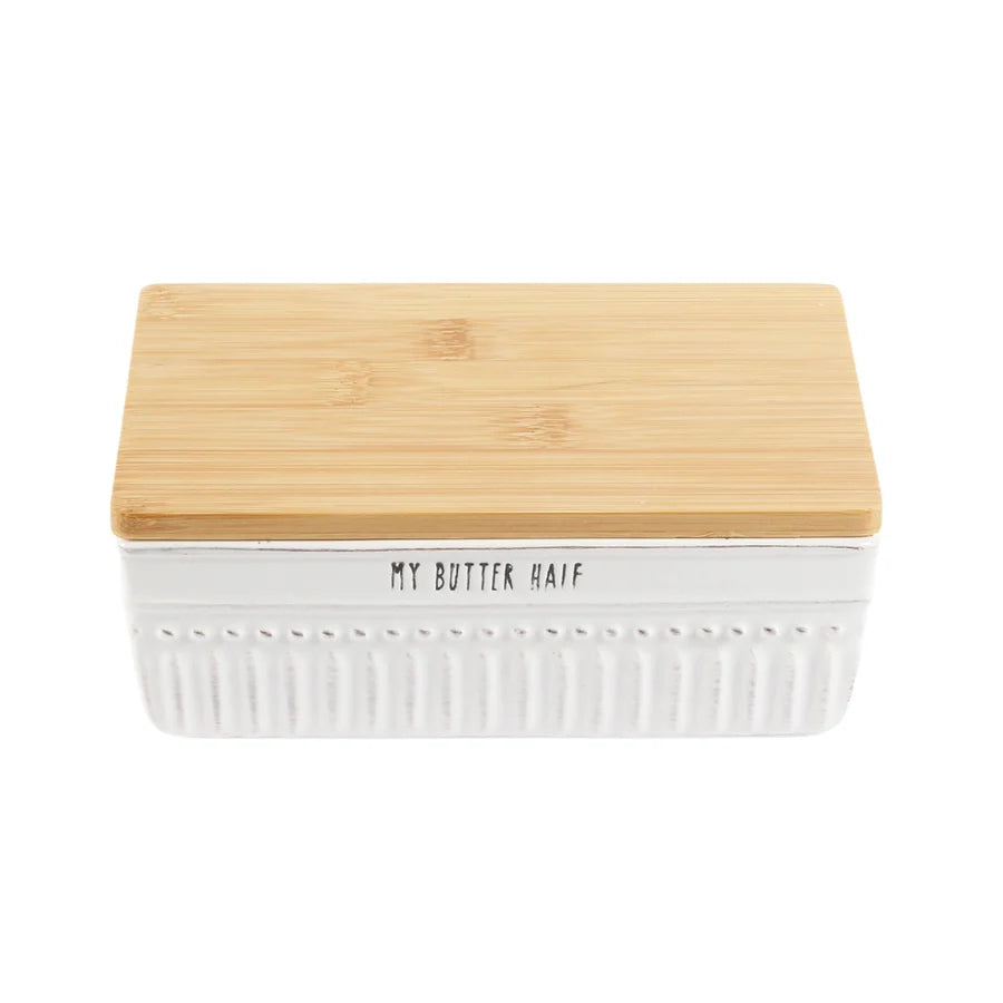 My Butter Half Butter Dish with Spreader