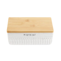 My Butter Half Butter Dish with Spreader