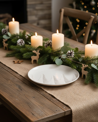 Winter Wonderland Serving Platter Round