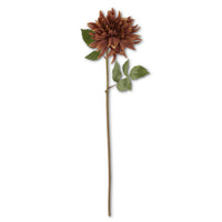 Mum Stem Brown Real Touch Large Bloom 26"