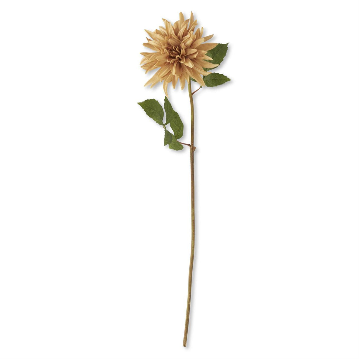 Mum Stem Tan Real Touch Large Bloom 26"