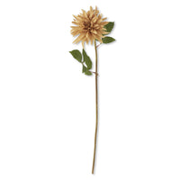 Mum Stem Tan Real Touch Large Bloom 26"