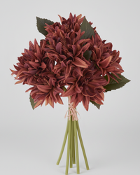 Mum Dark Rust Real Touch Bundle of 6