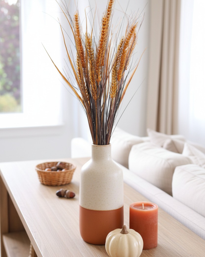 Wheat and Grass Stem Brown 36"