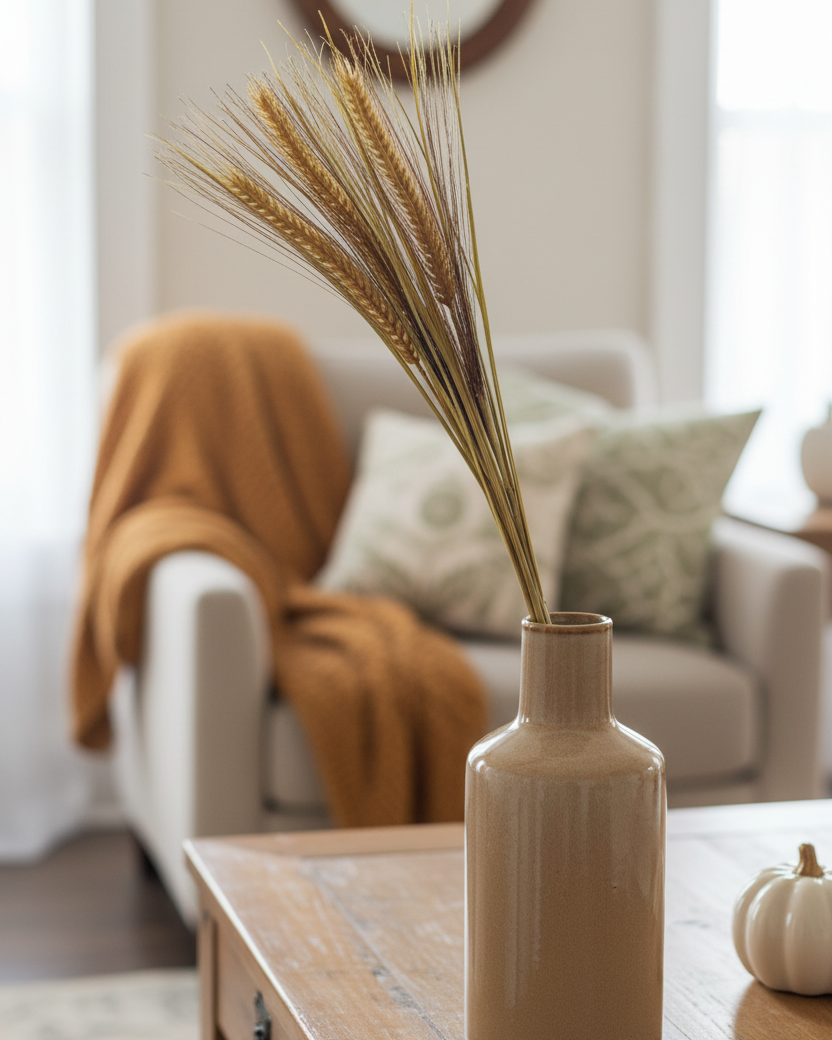 Wheat and Grass Stem Natural 36"
