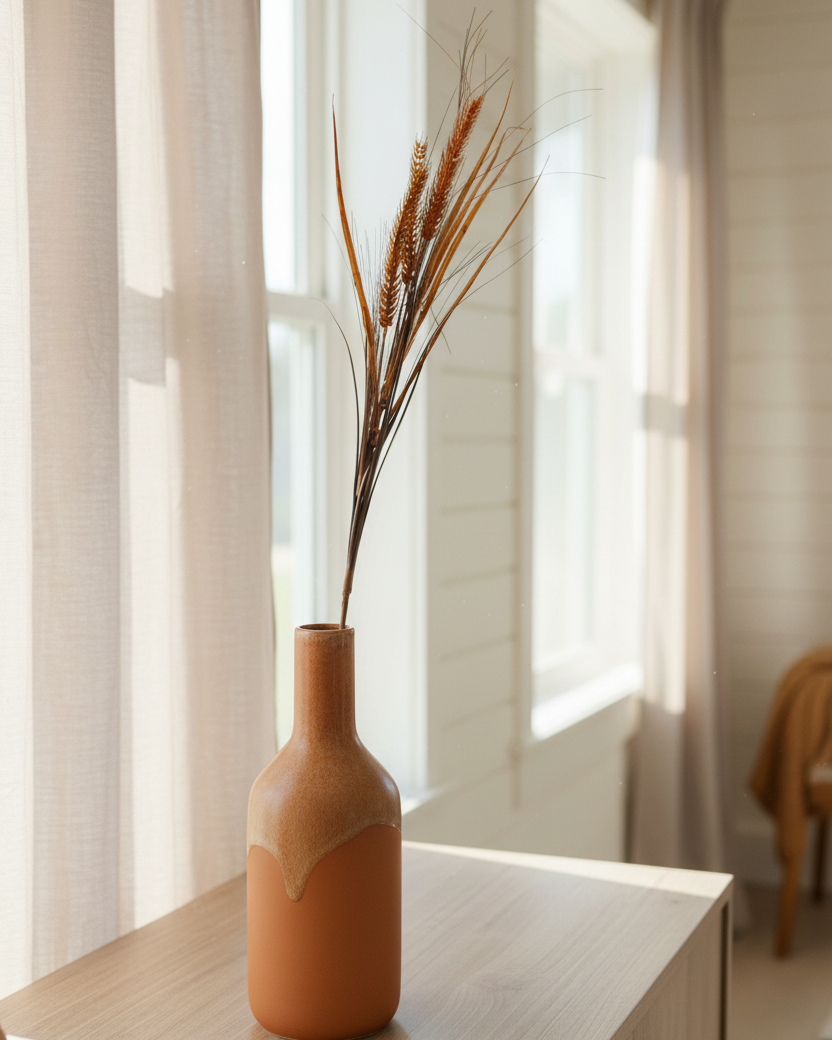 Wheat and Grass Stem Brown 36"