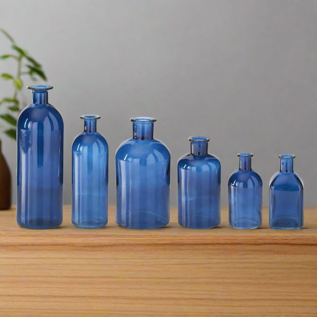 Blue Glass Bottles