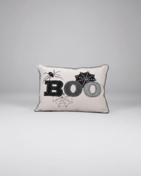Embroidered BOO Pillow