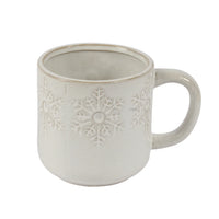 Snowflake Stoneware Mug