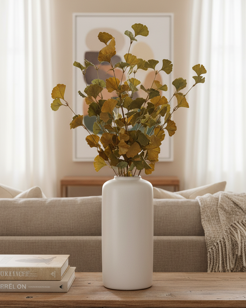 Green and Yellow Gingko Leaf Greenery Collection
