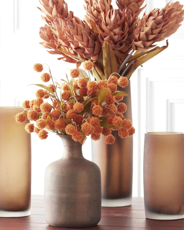 Orange Sycamore Fruit Ball Bush 20.5"