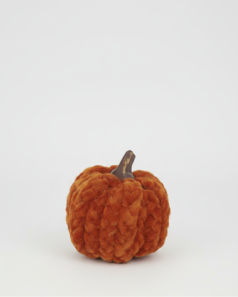 Braided Mini Fabric Pumpkin