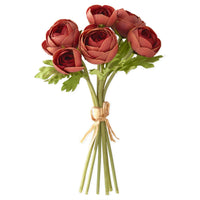 Rust Ranunculus Real Touch Bundle of 6