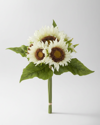 Sunflower Bundle White 14"